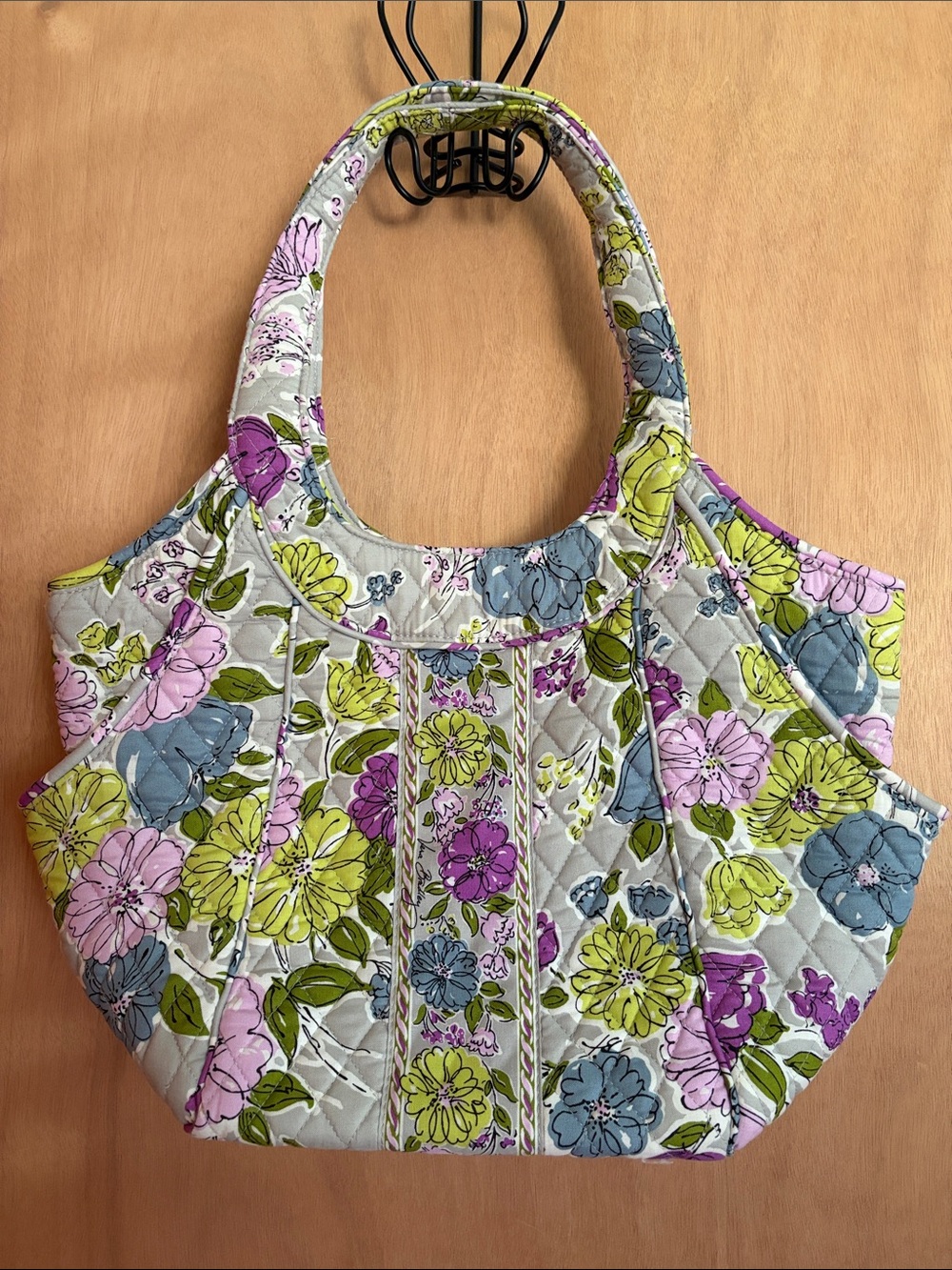 Vera Bradley “Watercolor” Side-By-Side Tote (Pattern & Style Retired) Mid-2000s